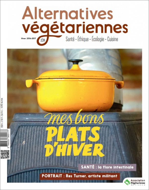 Couverture Alternatives végétariennes n°126 - hiver 201-2017